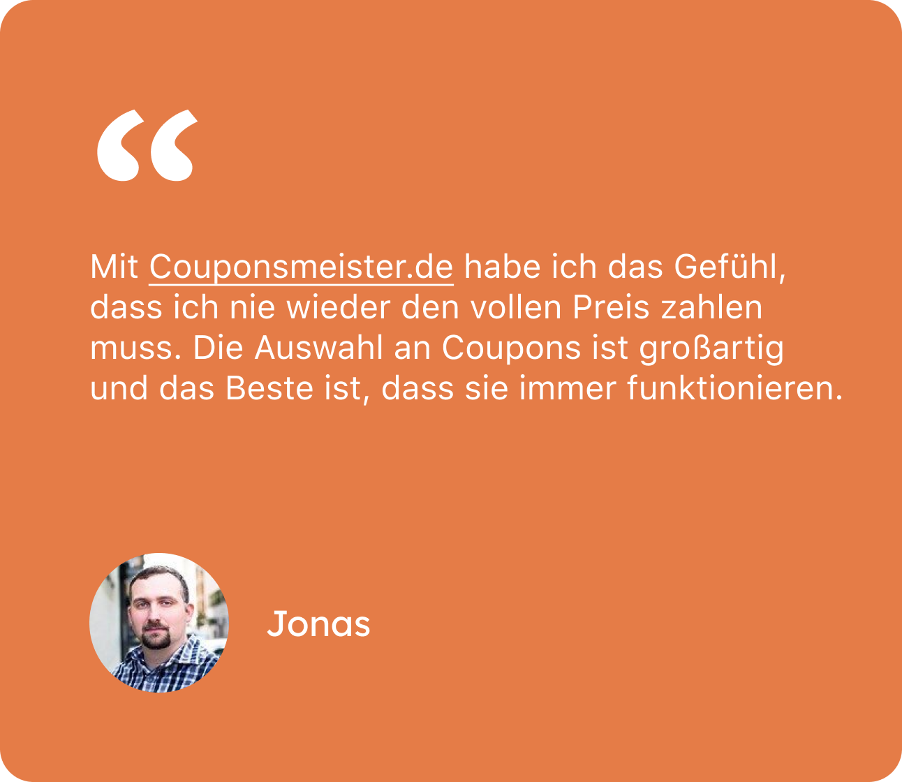 Mit saverlytics.com habe ich das Gefühl, dass ich nie wieder den vollen Preis zahlen muss. Die Auswahl an Coupons ist großartig und das Beste ist, dass sie immer funktionieren.